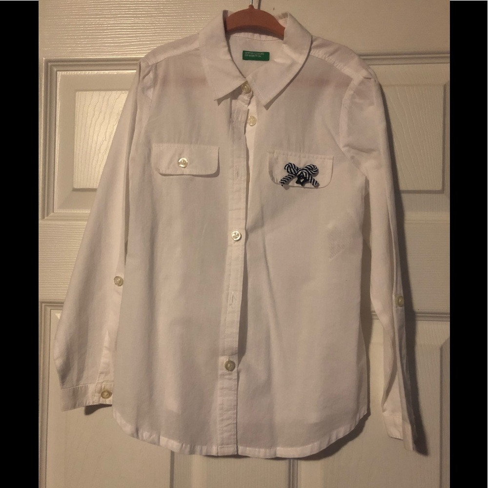United colors of Benetton girls shirt Sz 6